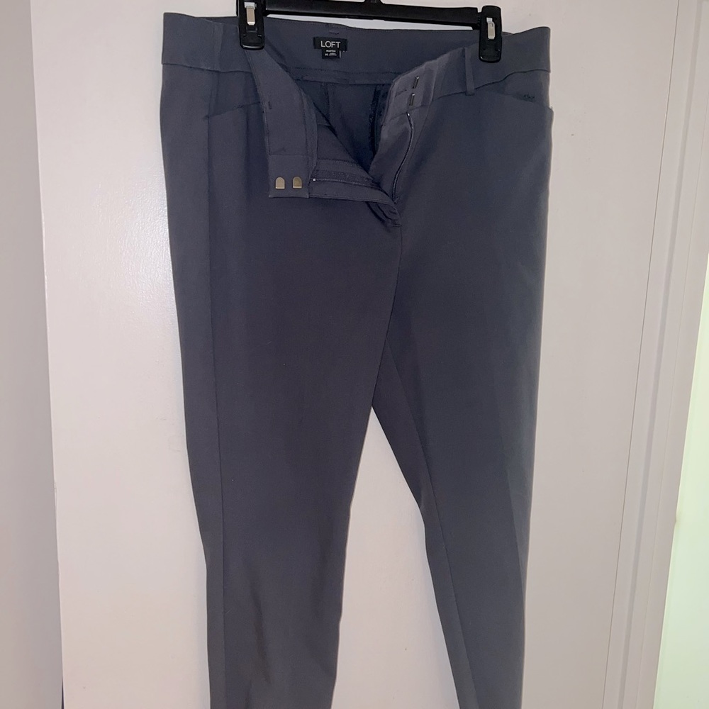 Grey LOFT business casual pants